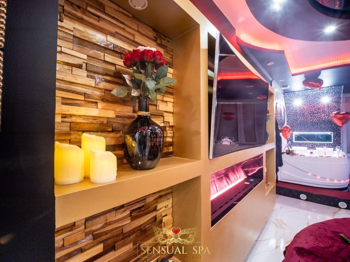 Sensual Spa- Love Room Jacuzzi Hammam Terrasse Nancy Bagian luar foto