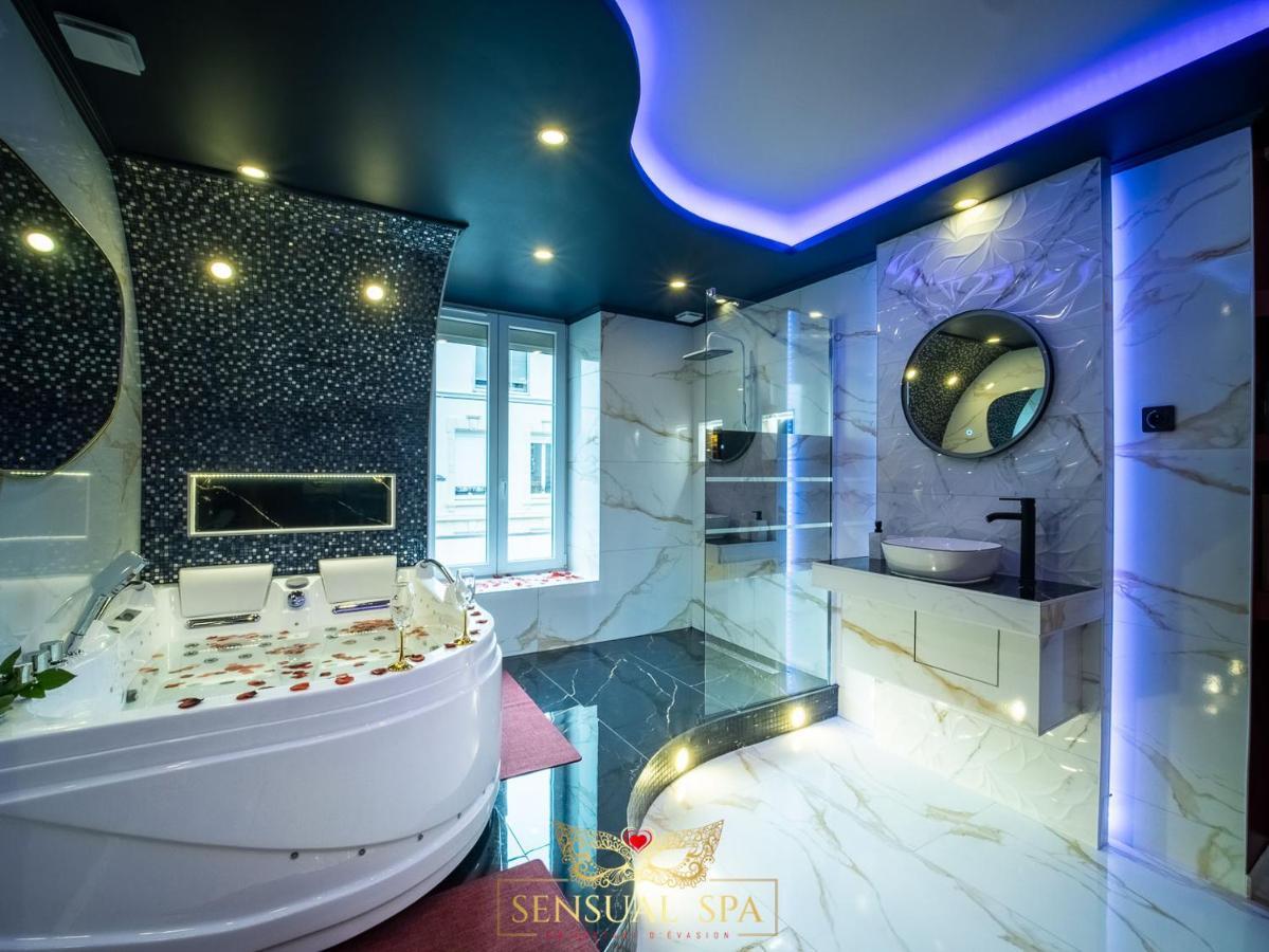 Sensual Spa- Love Room Jacuzzi Hammam Terrasse Nancy Bagian luar foto