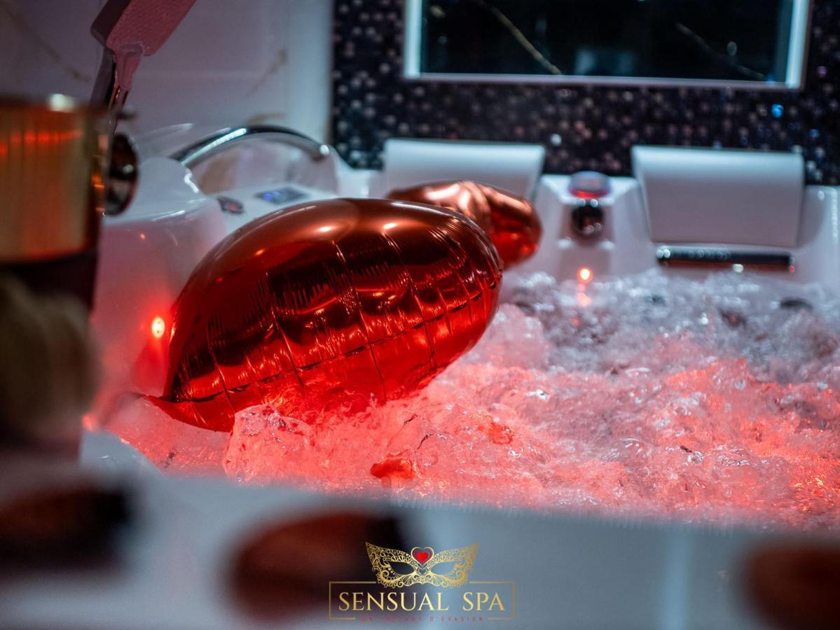 Sensual Spa- Love Room Jacuzzi Hammam Terrasse Nancy Bagian luar foto