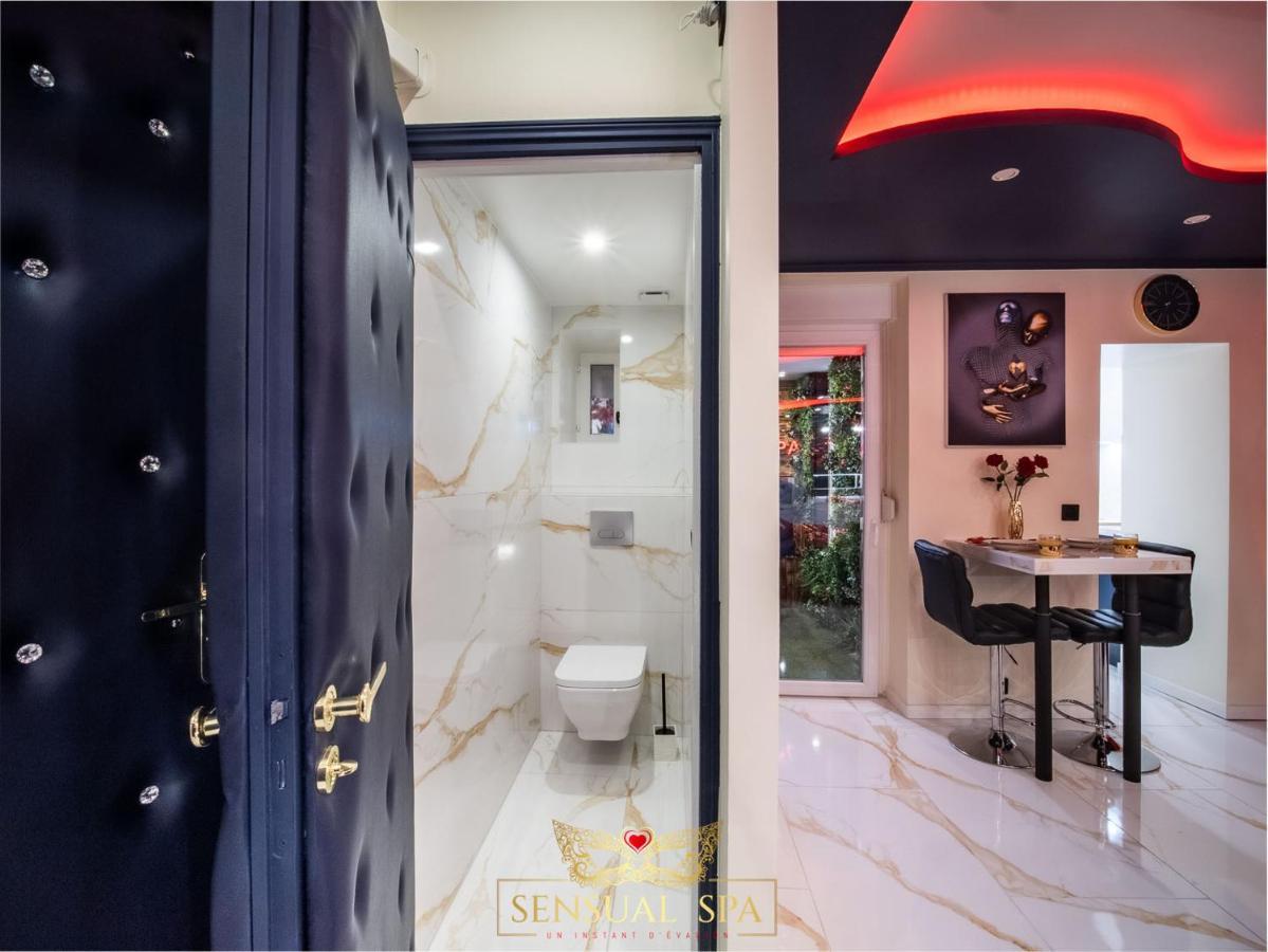Sensual Spa- Love Room Jacuzzi Hammam Terrasse Nancy Bagian luar foto